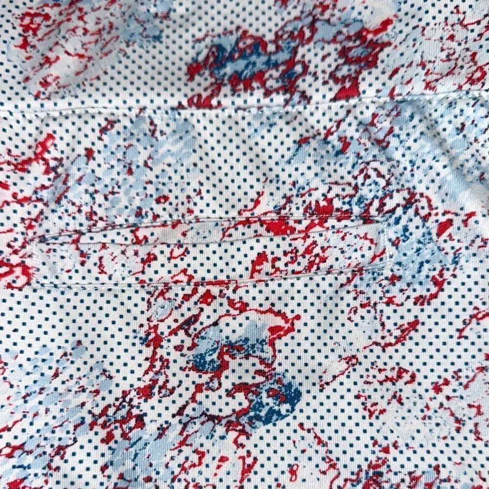 Pebble Beach Multicolor Pattern Skort Size XL